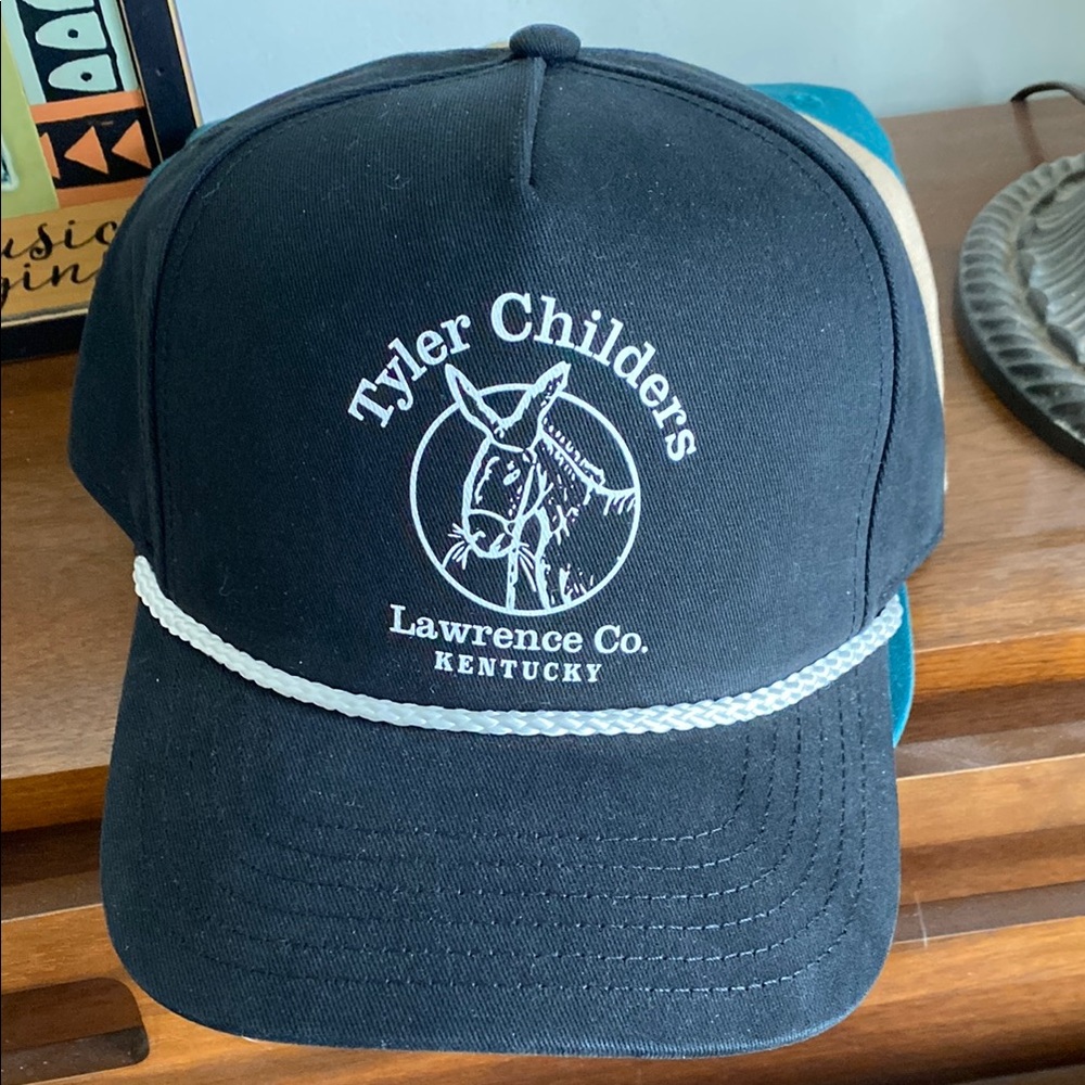 Black Tyler Childers Cap Hat SnapBack